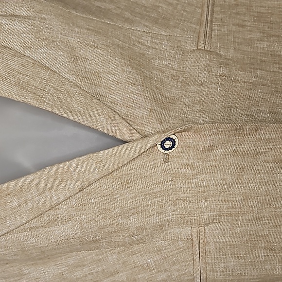 NWT J.Crew Campbell Linen Blazer/Jacket, Size 4, Tan - Picture 5 of 10